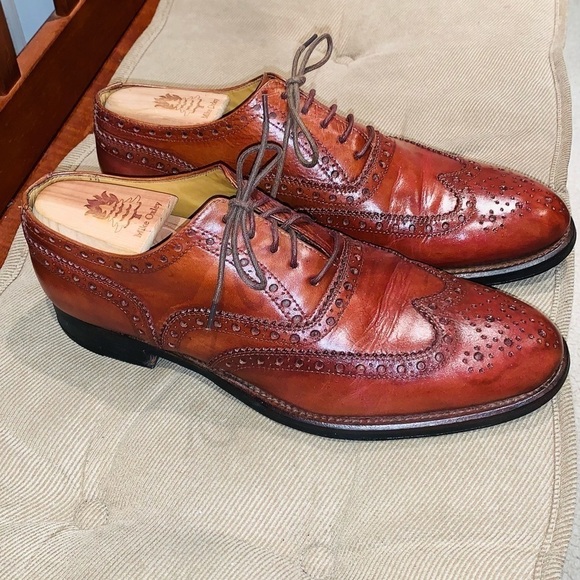 Oliver Francois Ausoni Wingtip Leather Oxfords. - Picture 4 of 14